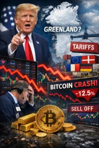 Read more about the article Ambisi Trump Terkait Greenland Guncang Pasar Global, Bitcoin Ikut Terpukul