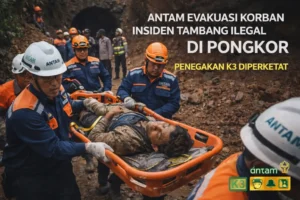 Read more about the article Antam Evakuasi Korban Insiden Tambang Ilegal di Pongkor, Penegakan K3 Diperketat