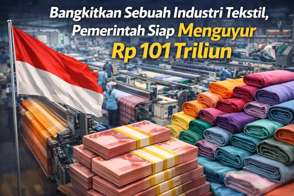 Bangkitkan Sebuah Industri Tekstil, Pemerintah Siap Menguyur Rp 101 Triliun