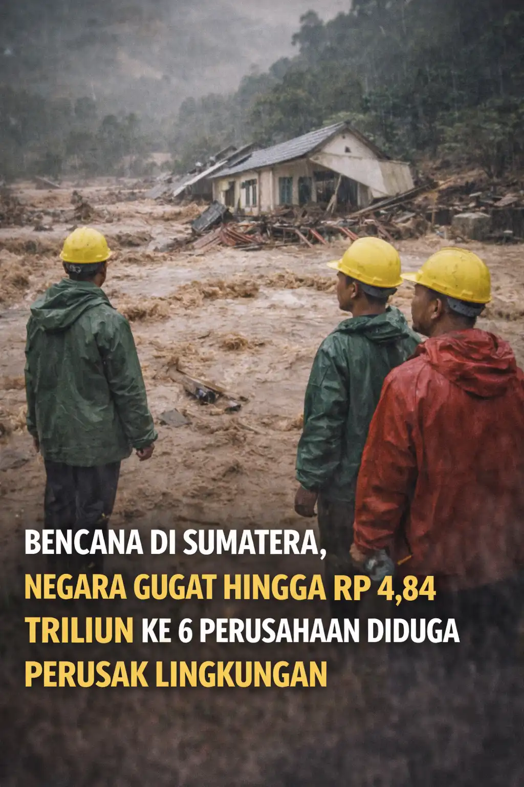 Read more about the article Bencana Di Sumatera, Negara Gugat Hingga Rp 4,84 Triliun ke 6 Perusahaan Diduga Perusak Lingkungan