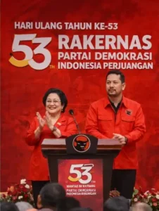 Read more about the article Didampingi Prananda Prabowo, Megawati Menghadiri Rakernas dan HUT Yang Ke-53 PDIP di Ancol