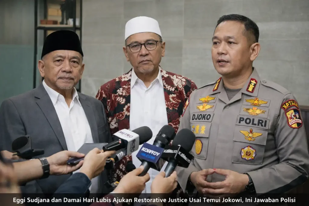 Eggi Sudjana dan Damai Hari Lubis Ajukan Restorative Justice Usai Temui Jokowi, Ini Jawaban Polisi