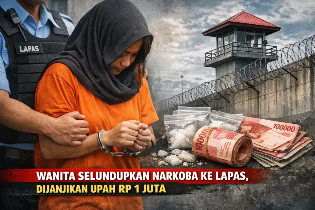 Fakta Baru Wanita di Lampung Nekad Selundupkan Narkoba ke Lapas, Dijanjikan Upah Rp 1 Juta
