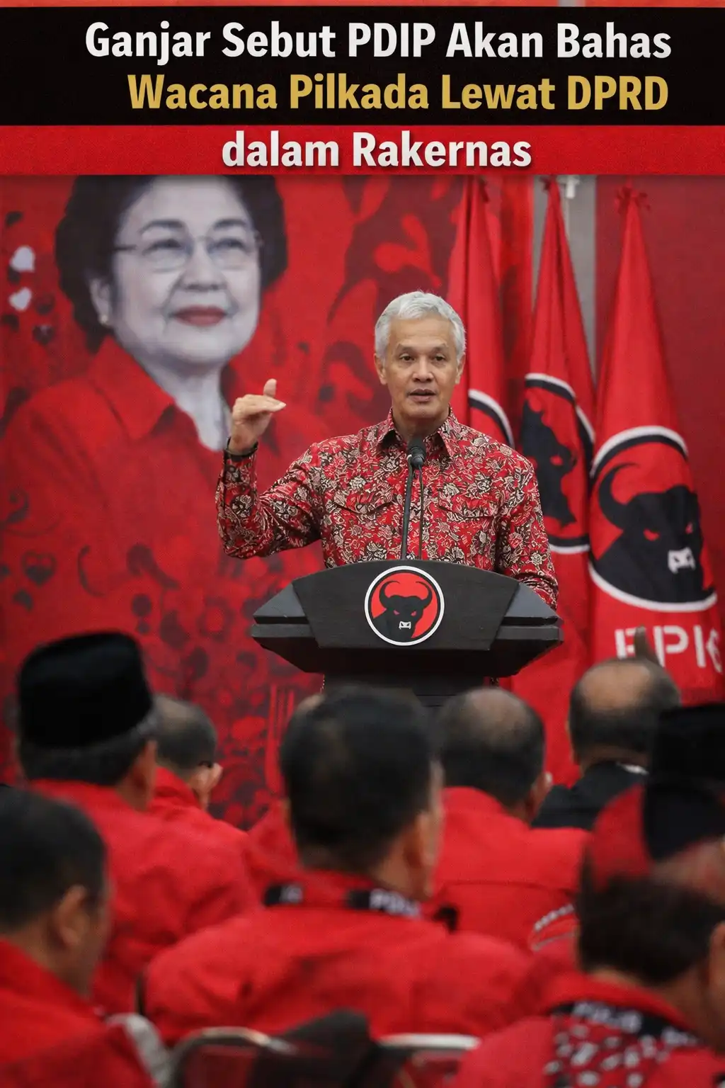 You are currently viewing Ganjar Sebut PDIP Akan Bahas Wacana Pilkada Lewat DPRD dalam Rakernas