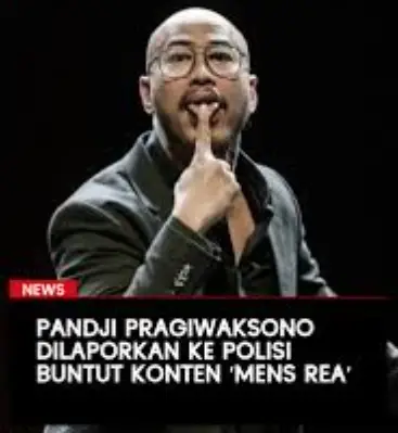 Read more about the article Inilah Reaksi Pandji Pragiwaksono Usai Dilaporkan ke Polisi soal Materi Mens Rea