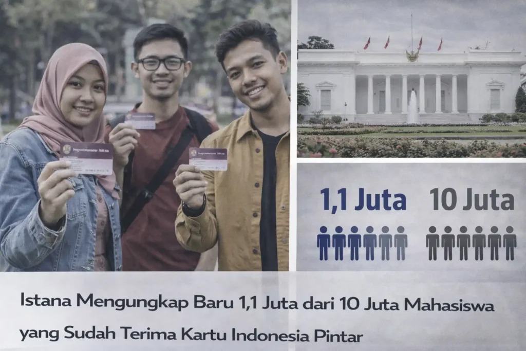 Istana Mengungkap Baru 1,1 Juta dari 10 Juta Mahasiswa yang Sudah Terima Kartu Indonesia Pintar