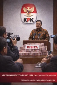 Read more about the article KPK Sudah Menyita Rp550 Juta dari Wali Kota Madiun Terkait Kasus Pemerasan Dana CSR