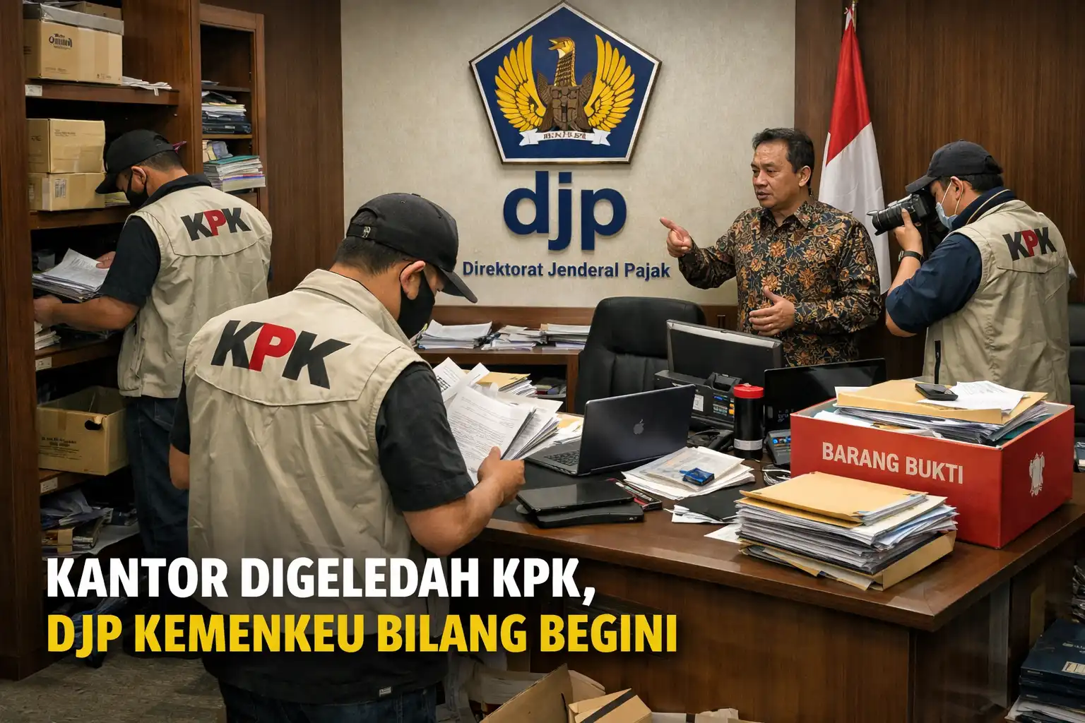 Read more about the article Kantor Digeledah KPK, DJP Kemenkeu Bilang Begini