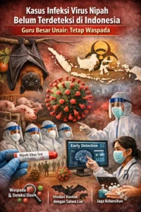 Read more about the article Kasus Infeksi Virus Nipah Belum Terdeteksi di Indonesia