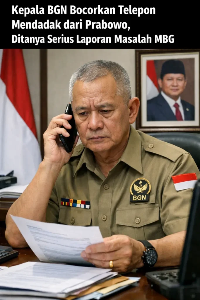 Kepala BGN Bocorkan Telepon