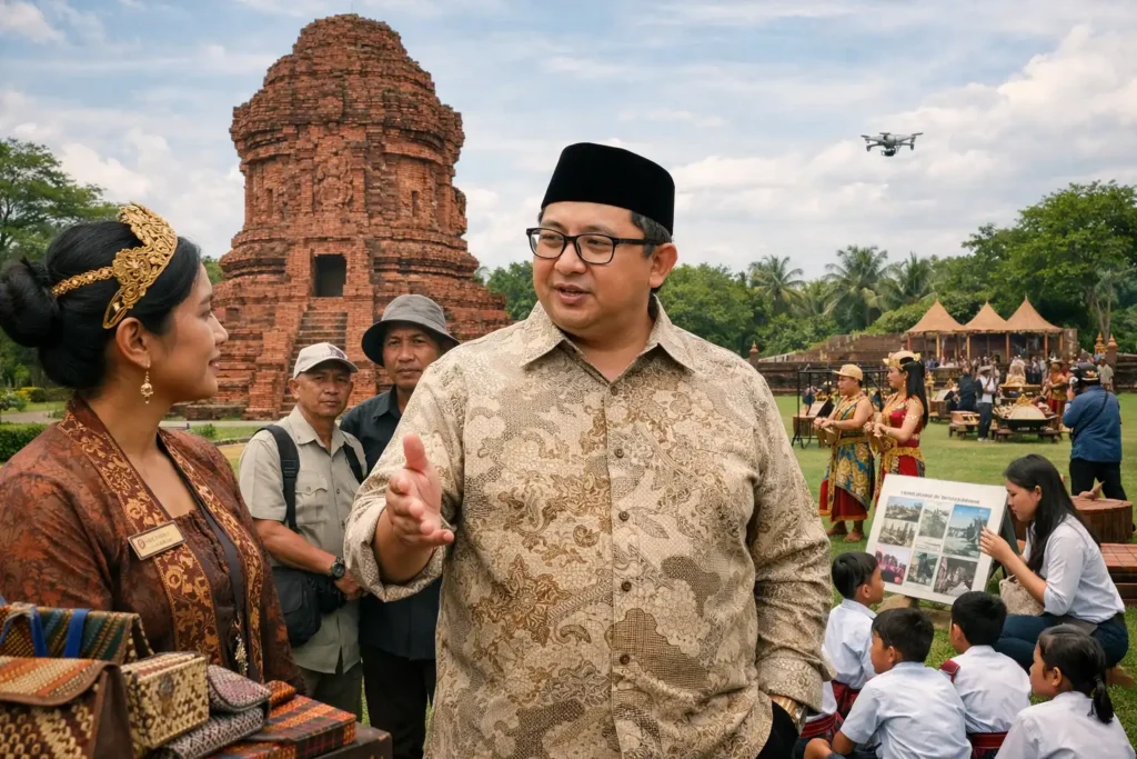 Menbud Nilai Pemanfaatan Kawasan Candi Jabung