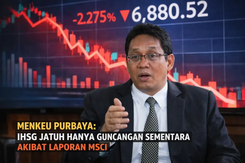 Menkeu Purbaya IHSG Jatuh Hanya Guncangan Sementara
