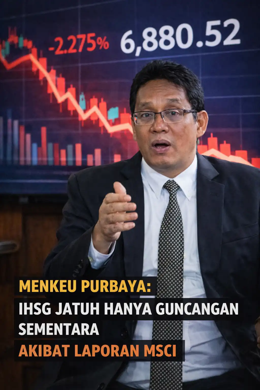 Read more about the article Menkeu Purbaya: IHSG Jatuh Hanya Guncangan Sementara akibat Laporan MSCI