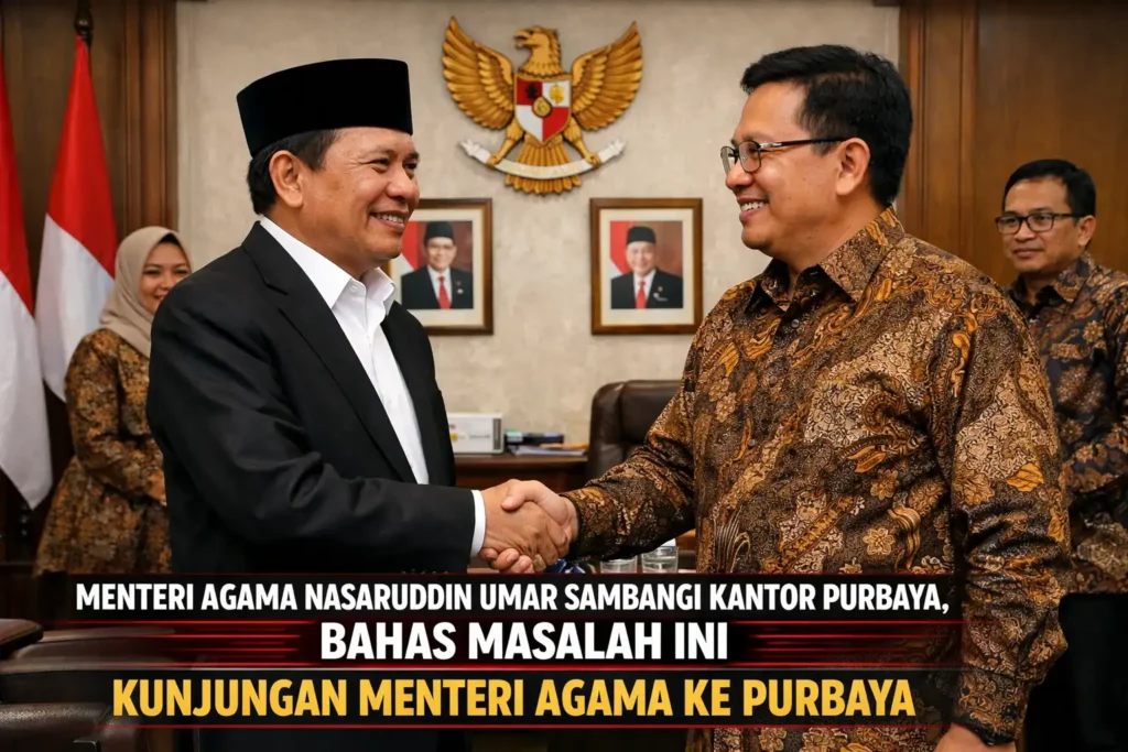Menteri Agama Nasaruddin Umar Sambangi Kantor Purbaya, Bahas Masalah Ini Kunjungan Menteri Agama ke Purbaya
