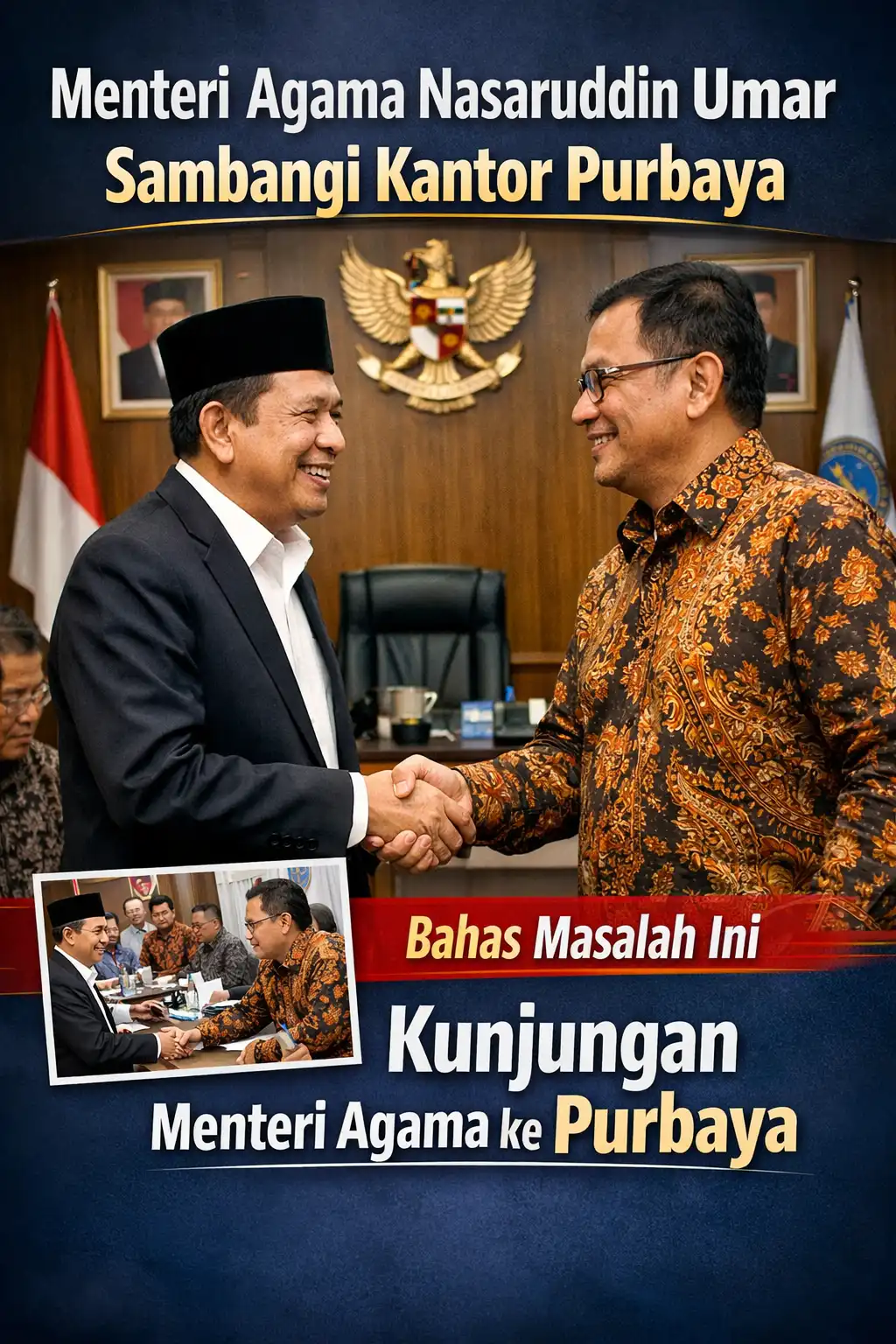 Read more about the article Menteri Agama Nasaruddin Umar Sambangi Kantor Purbaya, Bahas Masalah Ini Kunjungan Menteri Agama ke Purbaya