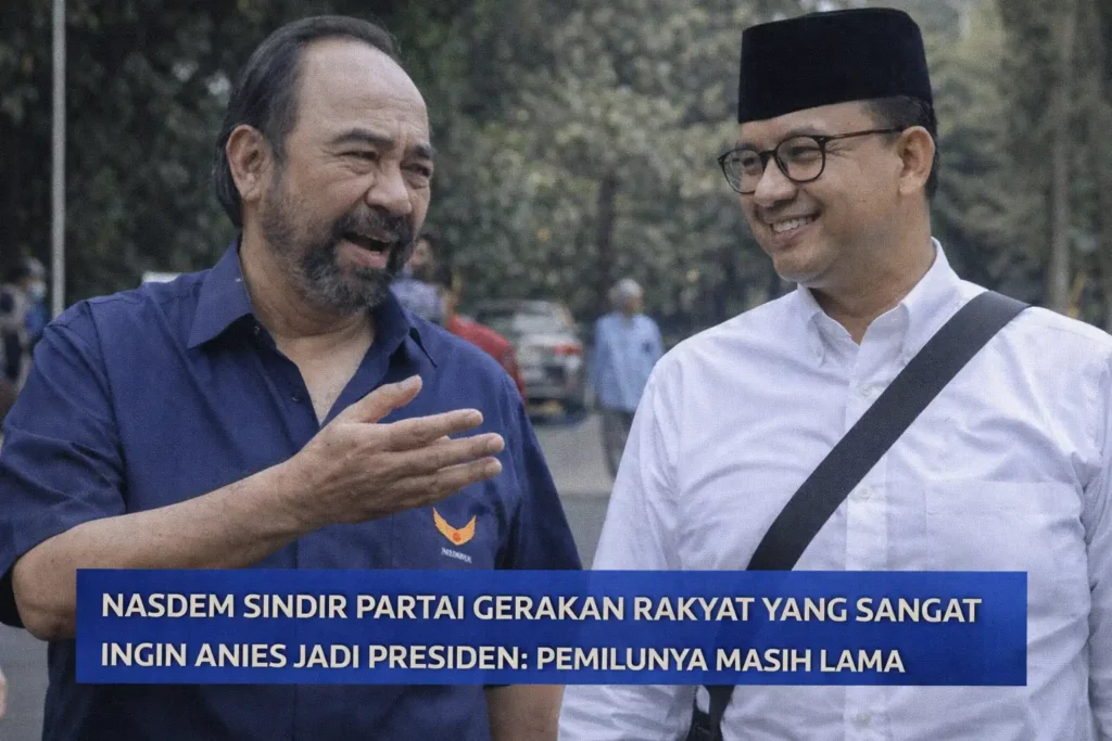 NasDem Sindir Partai Gerakan Rakyat yang Sangat Ingin Anies Jadi Presiden