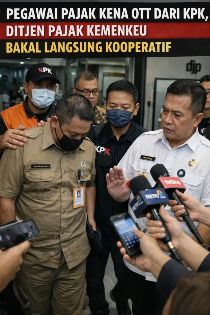 Pegawai Pajak Kena OTT Dari KPK, Ditjen Pajak Kemenkeu Bakal Langsung Kooperatif