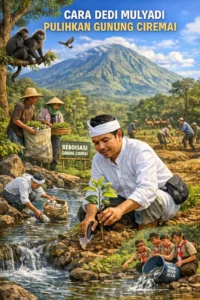 Read more about the article Cara Dedi Mulyadi Pulihkan Gunung Ciremai