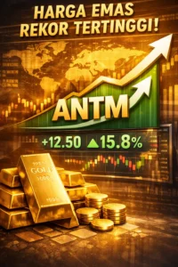Read more about the article Saham ANTM Terbang saat Harga Emas Cetak Rekor Lagi