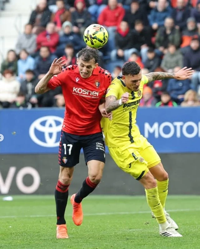 Read more about the article Osasuna dan Villarreal Saling Balas Gol, Berakhir Imbang 2-2