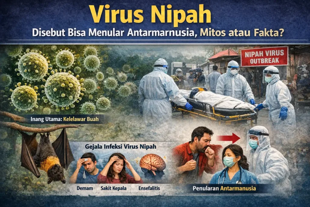 Virus Nipah Disebut Bisa Menular Antarmanusia, Mitos atau Fakta